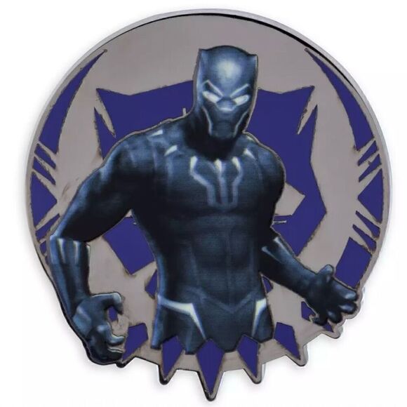 Black Panther Pin Marvel Disney New with Card - Picture 1 of 4